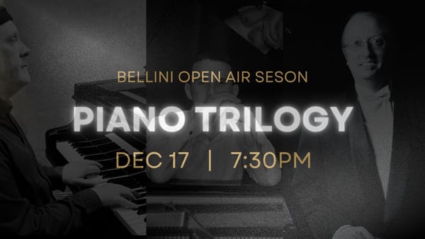 Piano Trilogy Returns at Bellini for Season Opener